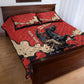 Isom Dart Black Cowboy Quilt Bed Set Wild West Outlaw Vintage Comic Art