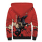 Isom Dart Black Cowboy Sherpa Hoodie Wild West Outlaw Vintage Comic Art
