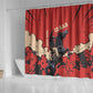Isom Dart Black Cowboy Shower Curtain Wild West Outlaw Vintage Comic Art