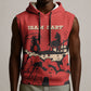 Isom Dart Black Cowboy Sleeveless Hoodie Wild West Outlaw Vintage Comic Art