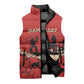 Isom Dart Black Cowboy Sleeveless Puffer Jacket Wild West Outlaw Vintage Comic Art
