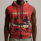 Isom Dart Black Cowboy Sleeveless Zip Hoodie Wild West Outlaw Vintage Comic Art