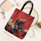 Isom Dart Black Cowboy Tote Bag Wild West Outlaw Vintage Comic Art
