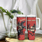 Isom Dart Black Cowboy Tumbler With Handle Wild West Outlaw Vintage Comic Art
