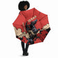 Isom Dart Black Cowboy Umbrella Wild West Outlaw Vintage Comic Art