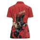 Isom Dart Black Cowboy Women Polo Shirt Wild West Outlaw Vintage Comic Art