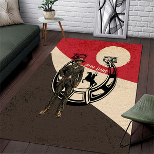 Isom Dart Legend Of The West Area Rug Vintage Horseshoe Western