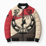 Isom Dart Legend Of The West Bomber Puffer Jacket Vintage Horseshoe Western