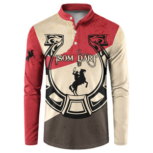Isom Dart Legend Of The West Button Sweatshirt Vintage Horseshoe Western