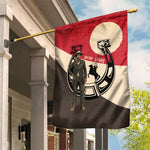 Isom Dart Legend Of The West Garden Flag Vintage Horseshoe Western