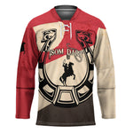 Isom Dart Legend Of The West Hockey Jersey Vintage Horseshoe Western