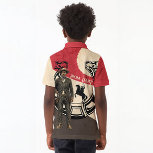 Isom Dart Legend Of The West Kid Polo Shirt Vintage Horseshoe Western