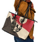 Isom Dart Legend Of The West Leather Tote Bag Vintage Horseshoe Western