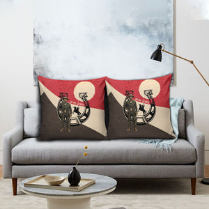Isom Dart Legend Of The West Pillow Cover Vintage Horseshoe Western