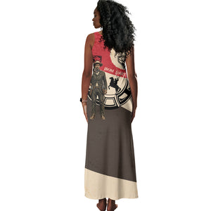 Isom Dart Legend Of The West Tank Maxi Dress Vintage Horseshoe Western