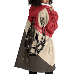 Isom Dart Legend Of The West Wearable Blanket Hoodie Vintage Horseshoe Western