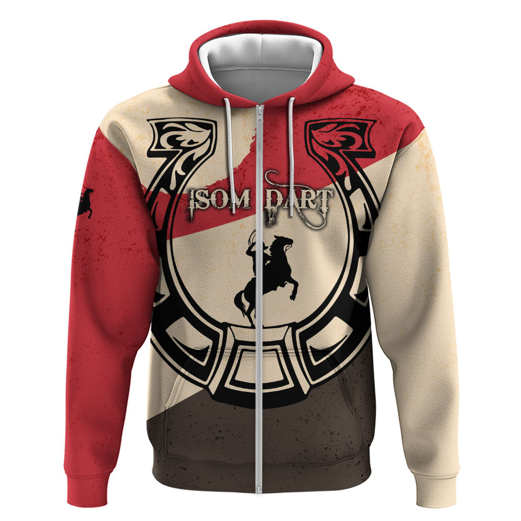 Isom Dart Legend Of The West Zip Hoodie Vintage Horseshoe Western
