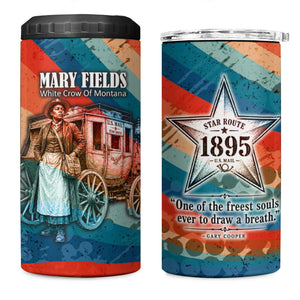 Mary Fields Stagecoach 4 in 1 Can Cooler Tumbler Vintage Retro Grunge Aesthetic Wild West History