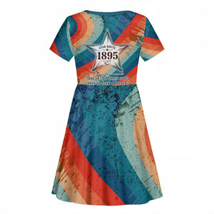 Mary Fields Stagecoach Kid Short Sleeve Dress Vintage Retro Grunge Aesthetic Wild West History