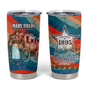 Mary Fields Stagecoach Tumbler Cup Vintage Retro Grunge Aesthetic Wild West History