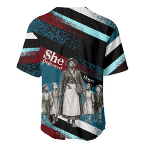 Mary Fields The White Crow Baseball Jersey Vintage Grunge Wild West Portrait And Crow