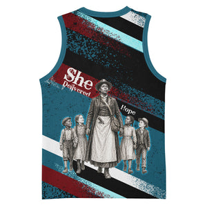 Mary Fields The White Crow Basketball Jersey Vintage Grunge Wild West Portrait And Crow