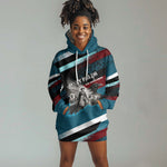 Mary Fields The White Crow Hoodie Dress Vintage Grunge Wild West Portrait And Crow