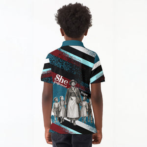 Mary Fields The White Crow Kid Polo Shirt Vintage Grunge Wild West Portrait And Crow