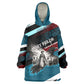 Mary Fields The White Crow Kid Wearable Blanket Hoodie Vintage Grunge Wild West Portrait And Crow