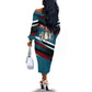 Mary Fields The White Crow Off The Shoulder Long Sleeve Dress Vintage Grunge Wild West Portrait And Crow