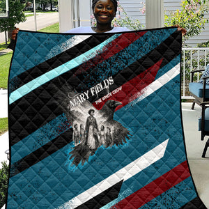 Mary Fields The White Crow Quilt Vintage Grunge Wild West Portrait And Crow