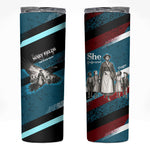 Mary Fields The White Crow Skinny Tumbler Vintage Grunge Wild West Portrait And Crow