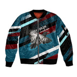 Mary Fields The White Crow Sleeve Zip Bomber Jacket Vintage Grunge Wild West Portrait And Crow