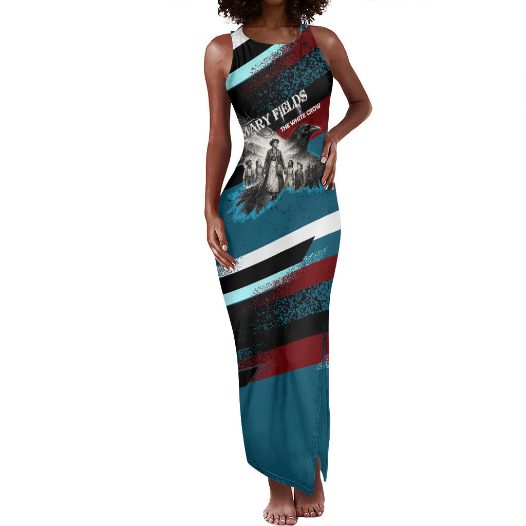Mary Fields The White Crow Tank Maxi Dress Vintage Grunge Wild West Portrait And Crow