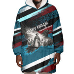 Mary Fields The White Crow Wearable Blanket Hoodie Vintage Grunge Wild West Portrait And Crow