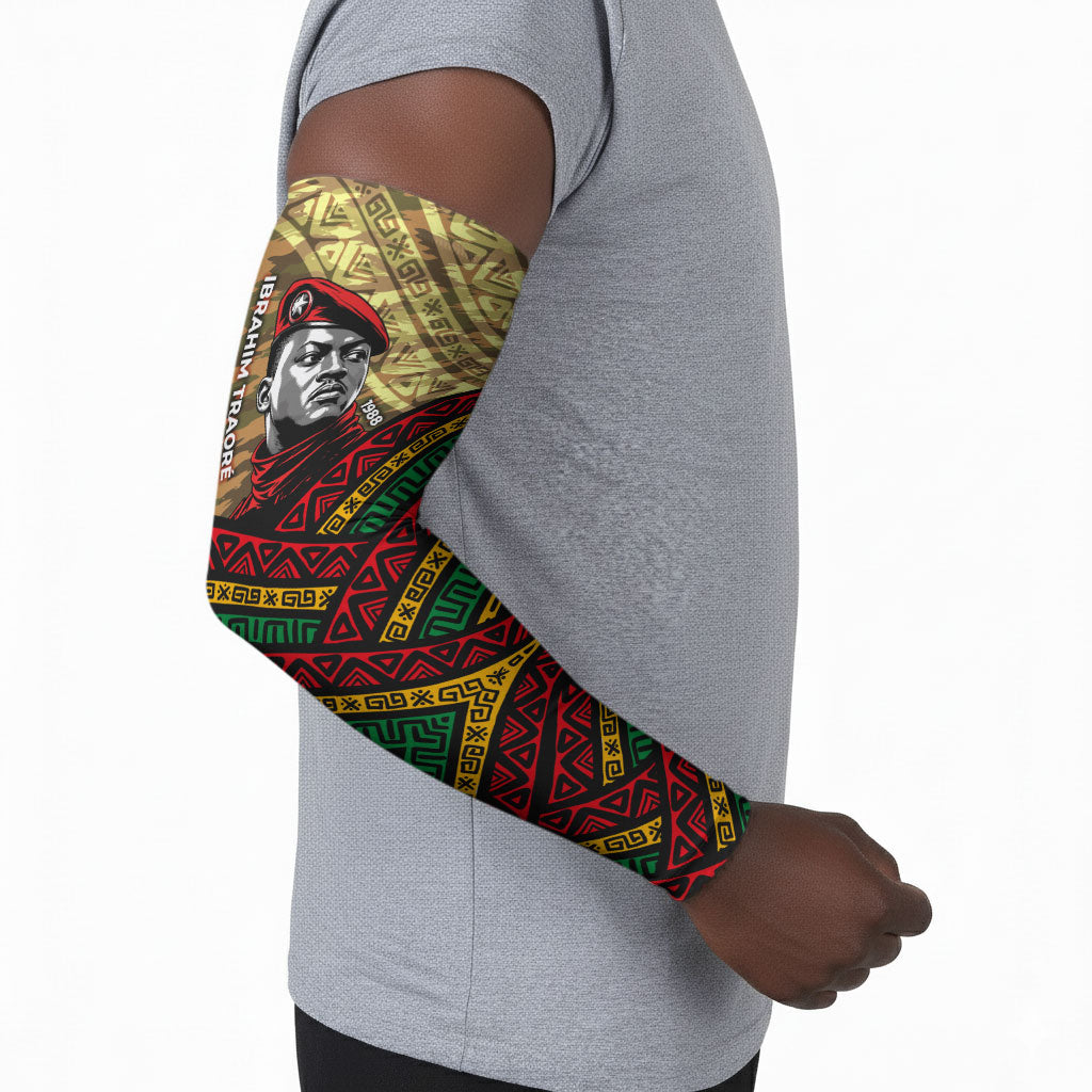 Ibrahim Traore Burkina Faso Arm Sleeves West African Revolutionary Art