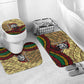 Ibrahim Traore Burkina Faso Bathroom Set West African Revolutionary Art
