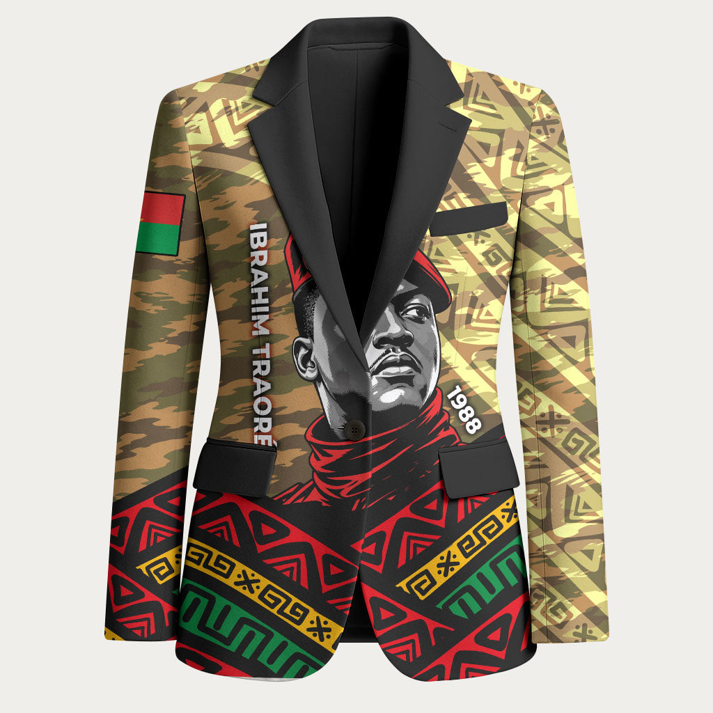 Ibrahim Traore Burkina Faso Blazer West African Revolutionary Art