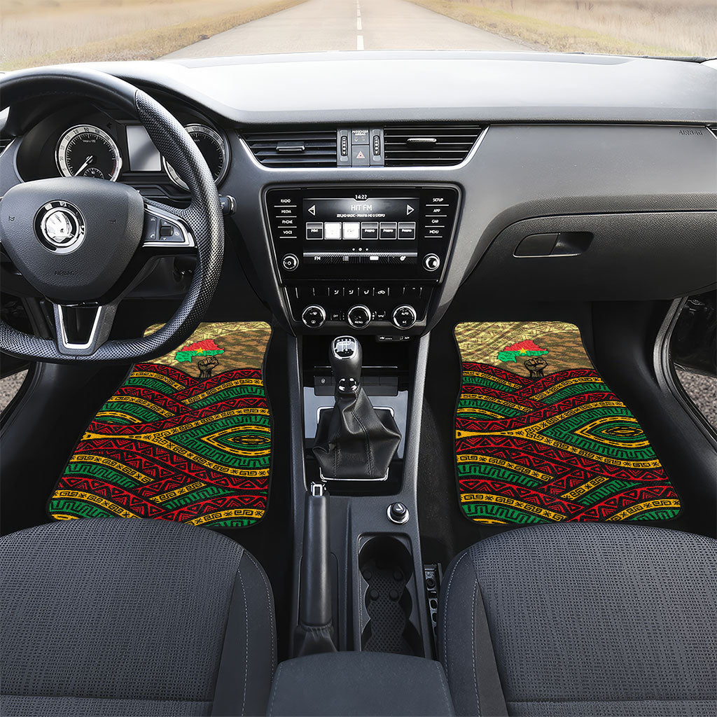 Ibrahim Traore Burkina Faso Car Mats West African Revolutionary Art