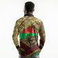 Ibrahim Traore Burkina Faso Long Sleeve Polo Shirt West African Revolutionary Art