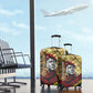Ibrahim Traore Burkina Faso Luggage Cover West African Revolutionary Art