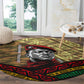 Ibrahim Traore Burkina Faso Round Carpet West African Revolutionary Art