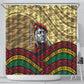 Ibrahim Traore Burkina Faso Shower Curtain West African Revolutionary Art