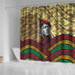 Ibrahim Traore Burkina Faso Shower Curtain West African Revolutionary Art