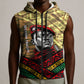 Ibrahim Traore Burkina Faso Sleeveless Zip Hoodie West African Revolutionary Art