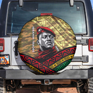 Ibrahim Traore Burkina Faso Spare Tire Cover West African Revolutionary Art