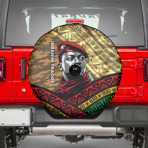 Ibrahim Traore Burkina Faso Spare Tire Cover West African Revolutionary Art