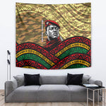 Ibrahim Traore Burkina Faso Tapestry West African Revolutionary Art