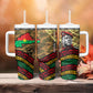 Ibrahim Traore Burkina Faso Tumbler With Handle West African Revolutionary Art