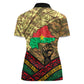 Ibrahim Traore Burkina Faso Women Polo Shirt West African Revolutionary Art